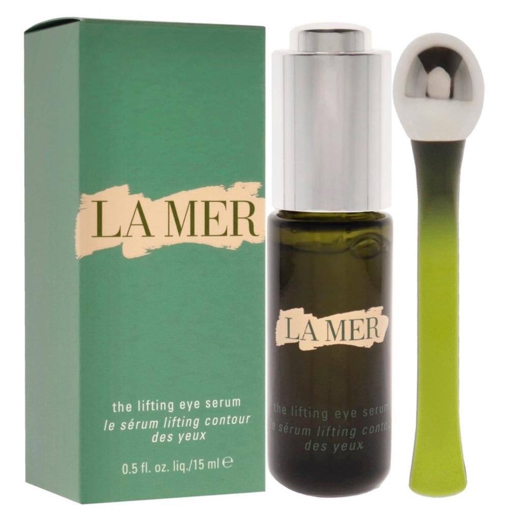 “”NIB” La Mer Lifting Eye Serum with Green and Silver Applicator 15mL